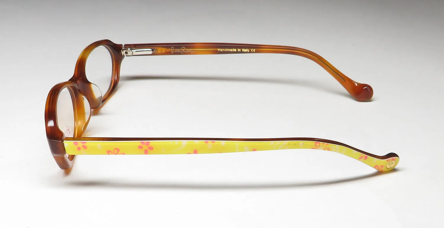 Lilly Pulitzer Kaya ho Eyeglasses Honey 44mm 4