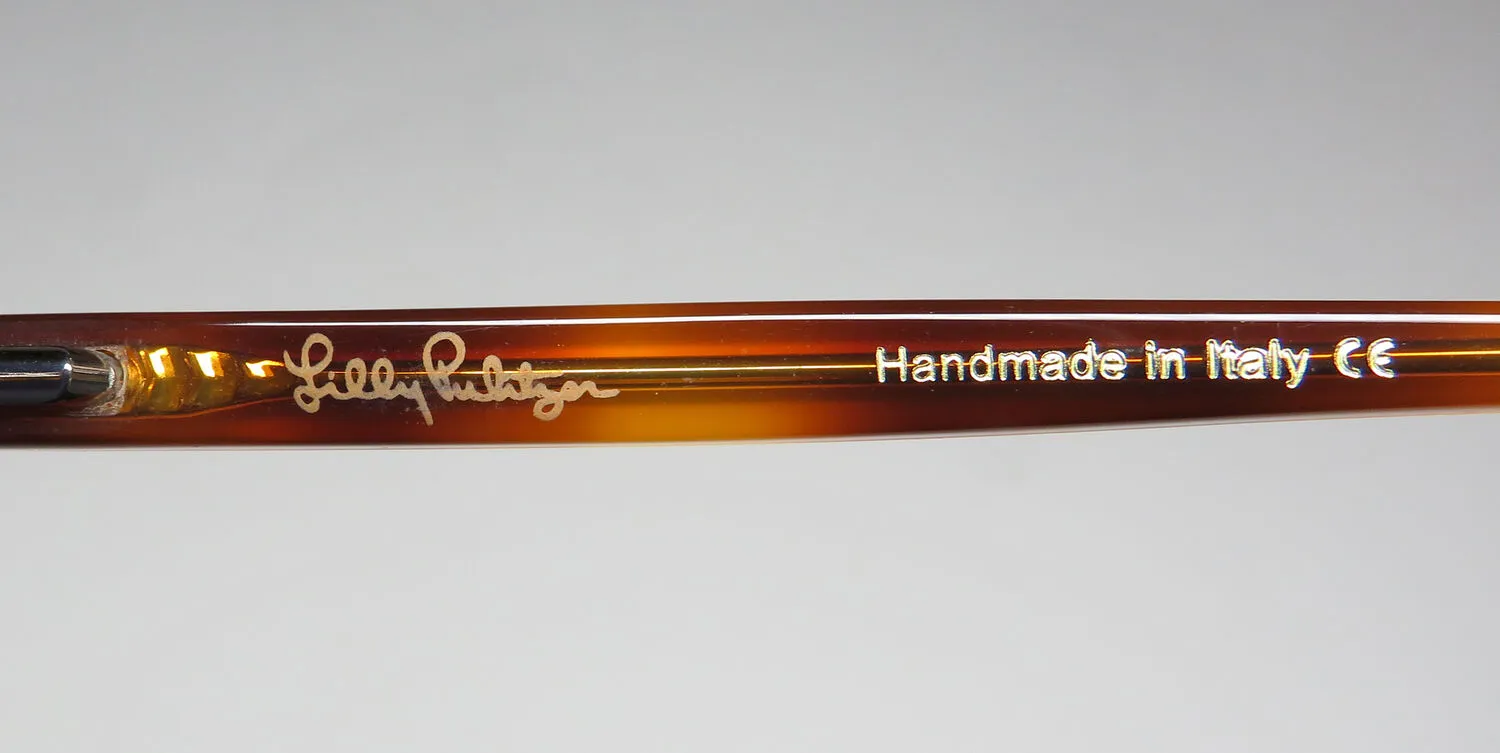Lilly Pulitzer Kaya ho Eyeglasses Honey 44mm 7