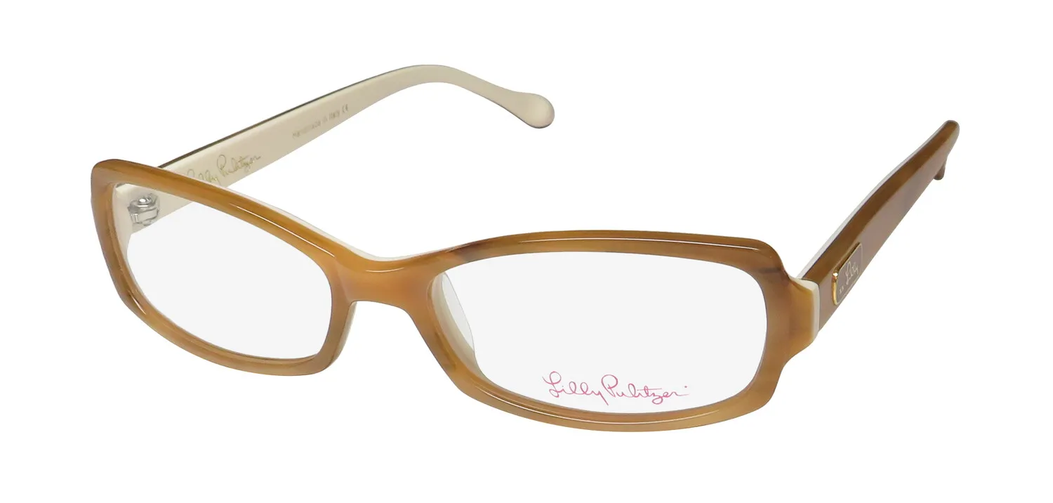 Lilly Pulitzer Tessa ho Eyeglasses Honey 50mm