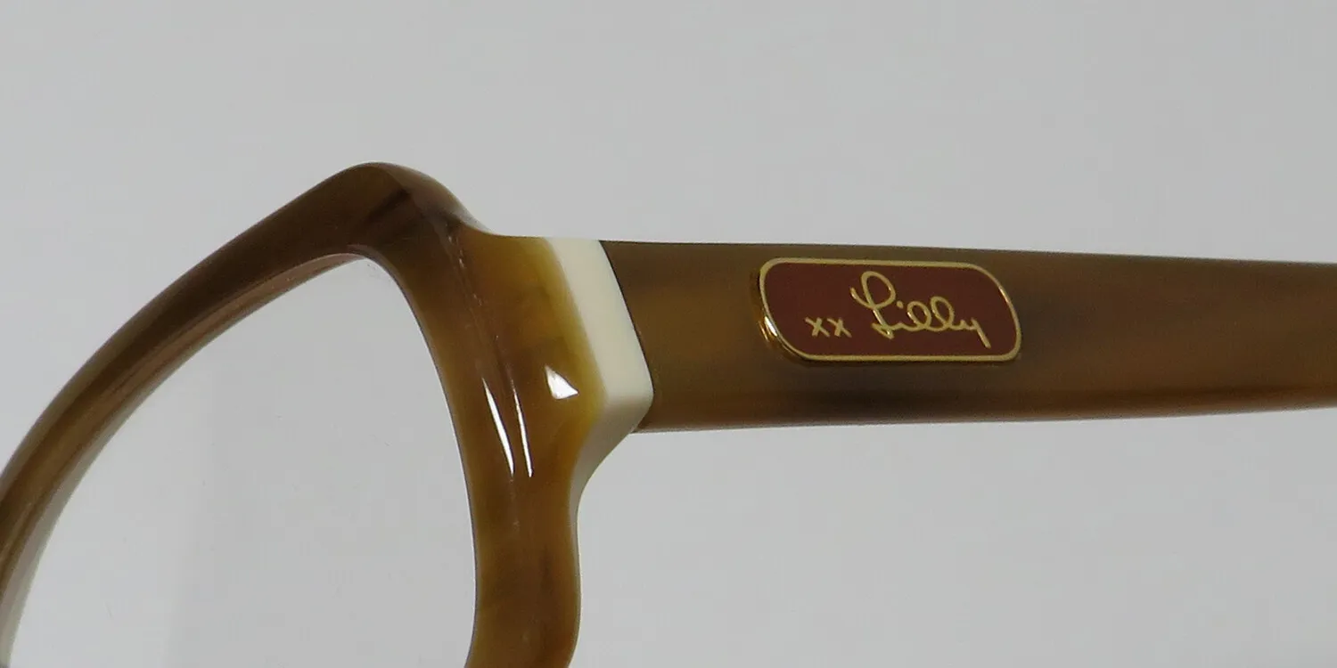 Lilly Pulitzer Tessa ho Eyeglasses Honey 50mm 6