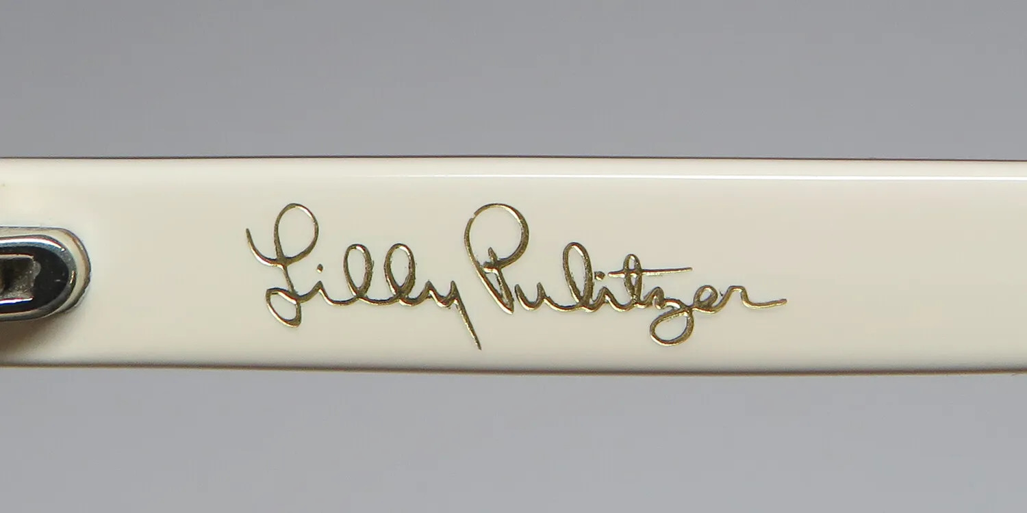 Lilly Pulitzer Tessa ho Eyeglasses Honey 50mm 7
