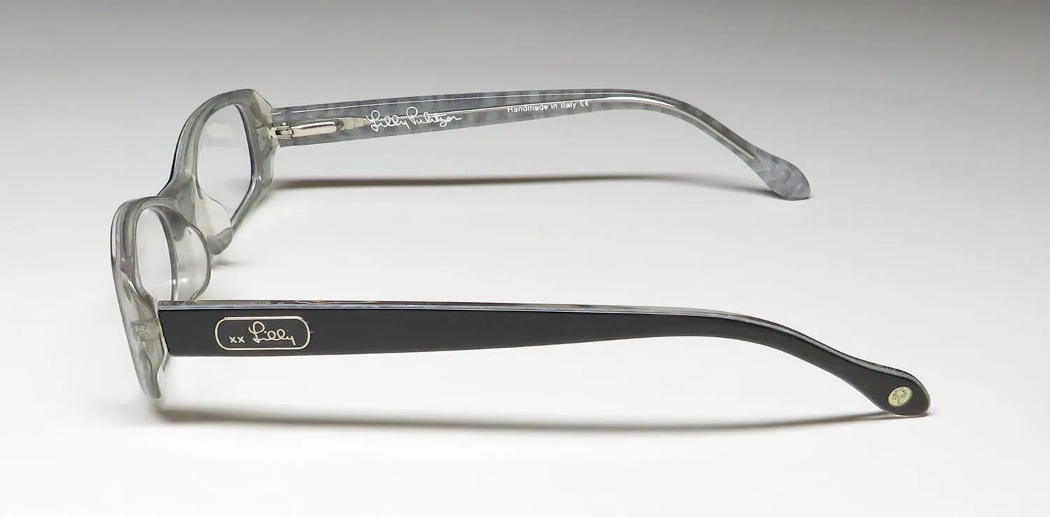 Lilly Pulitzer Lucy bk Eyeglasses Black 47mm 4