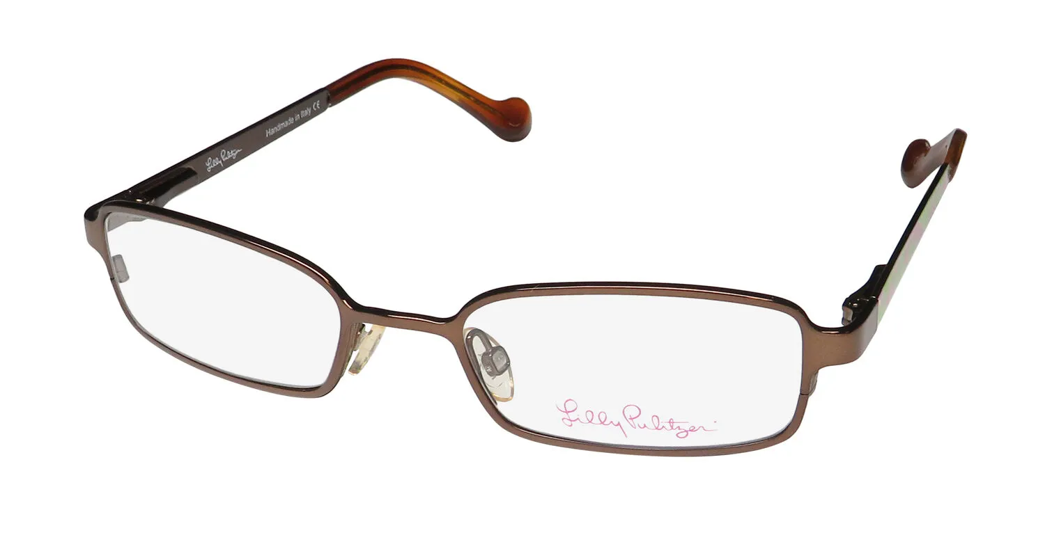 Lilly Pulitzer Gaby br Eyeglasses Brown 43mm