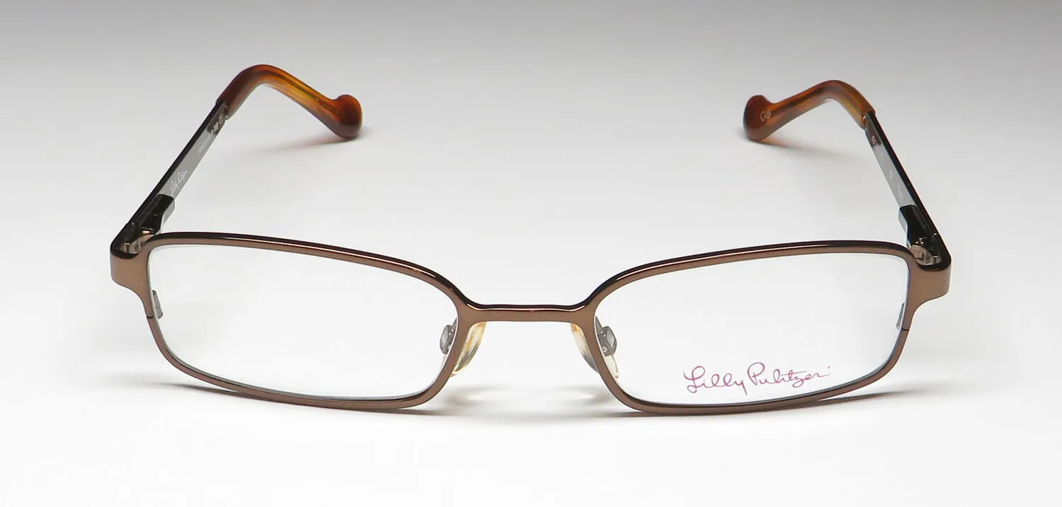 Lilly Pulitzer Gaby br Eyeglasses Brown 43mm 3
