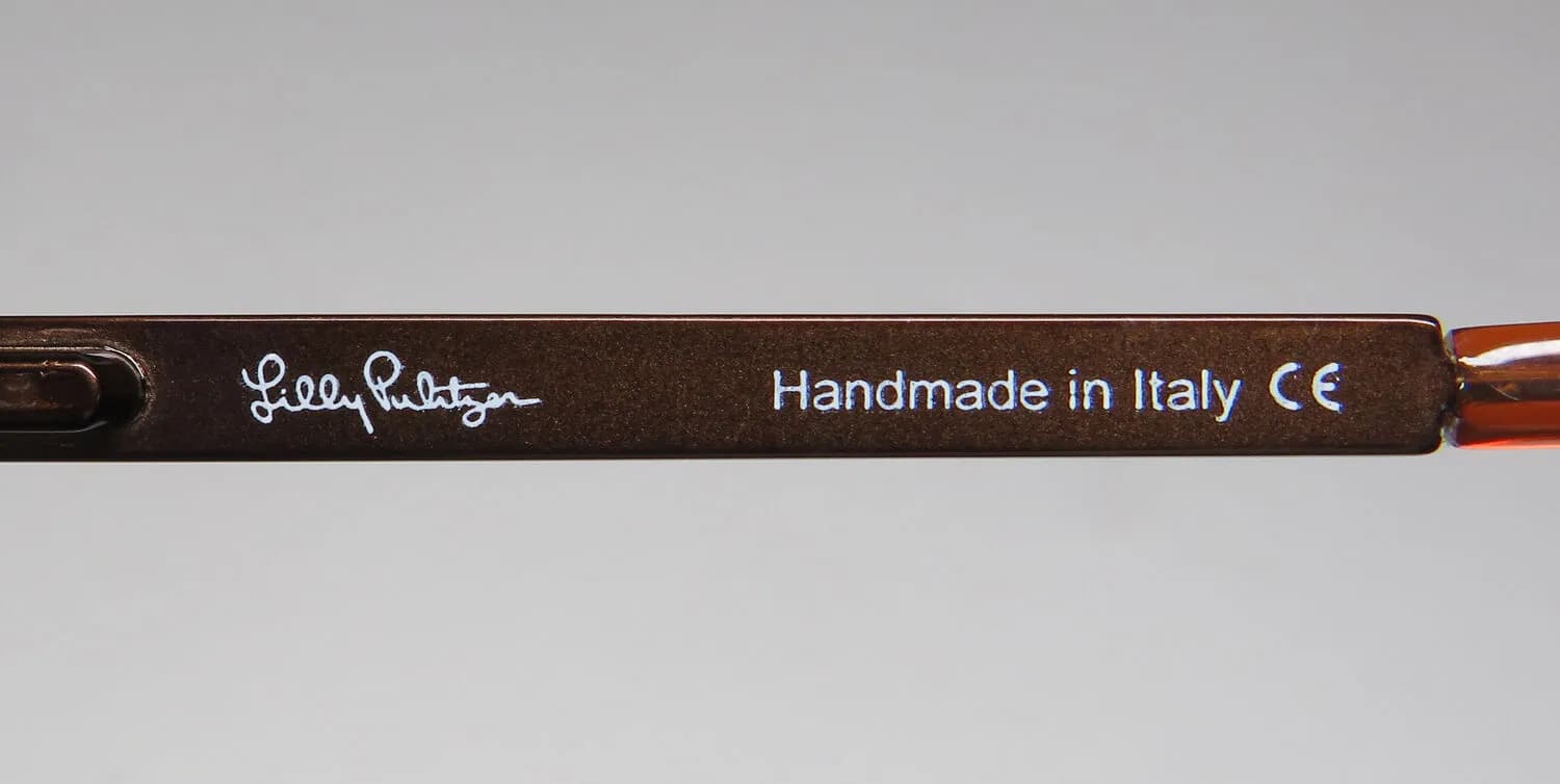 Lilly Pulitzer Gaby br Eyeglasses Brown 43mm 7