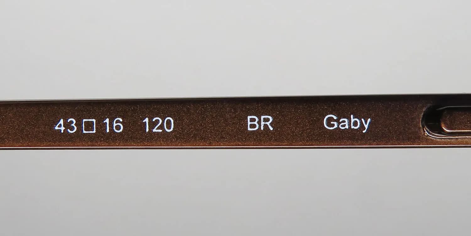 Lilly Pulitzer Gaby br Eyeglasses Brown 43mm 8