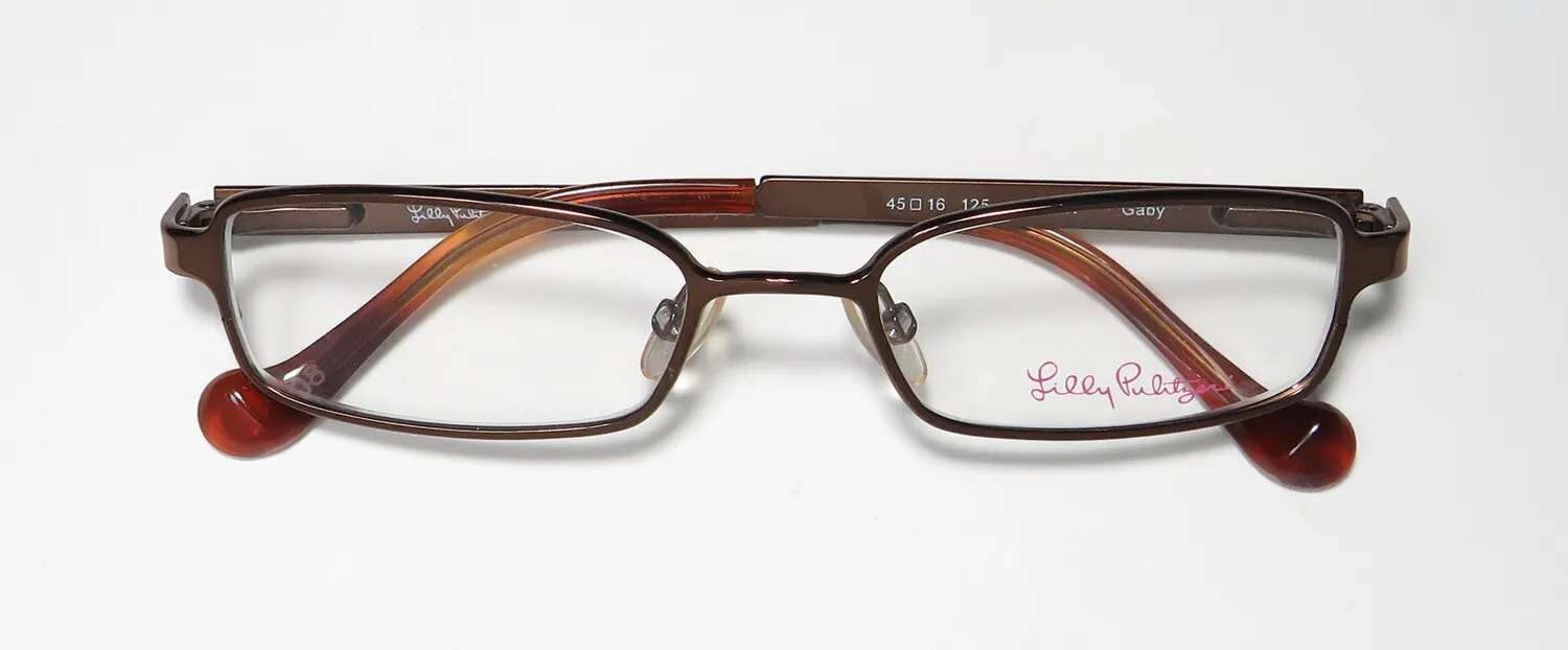 Lilly Pulitzer Gaby br Eyeglasses Brown 45mm 2