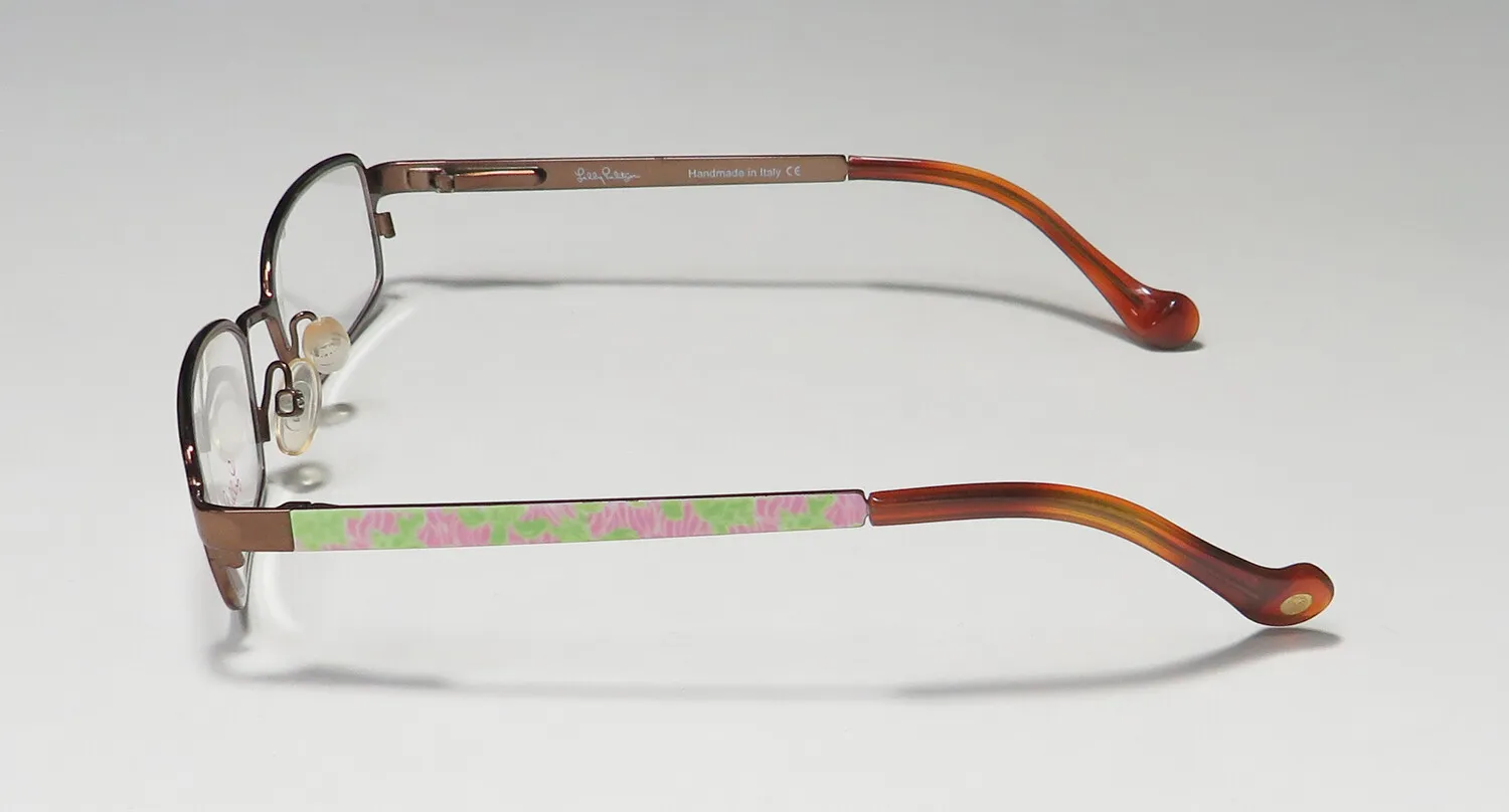 Lilly Pulitzer Gaby br Eyeglasses Brown 45mm 4