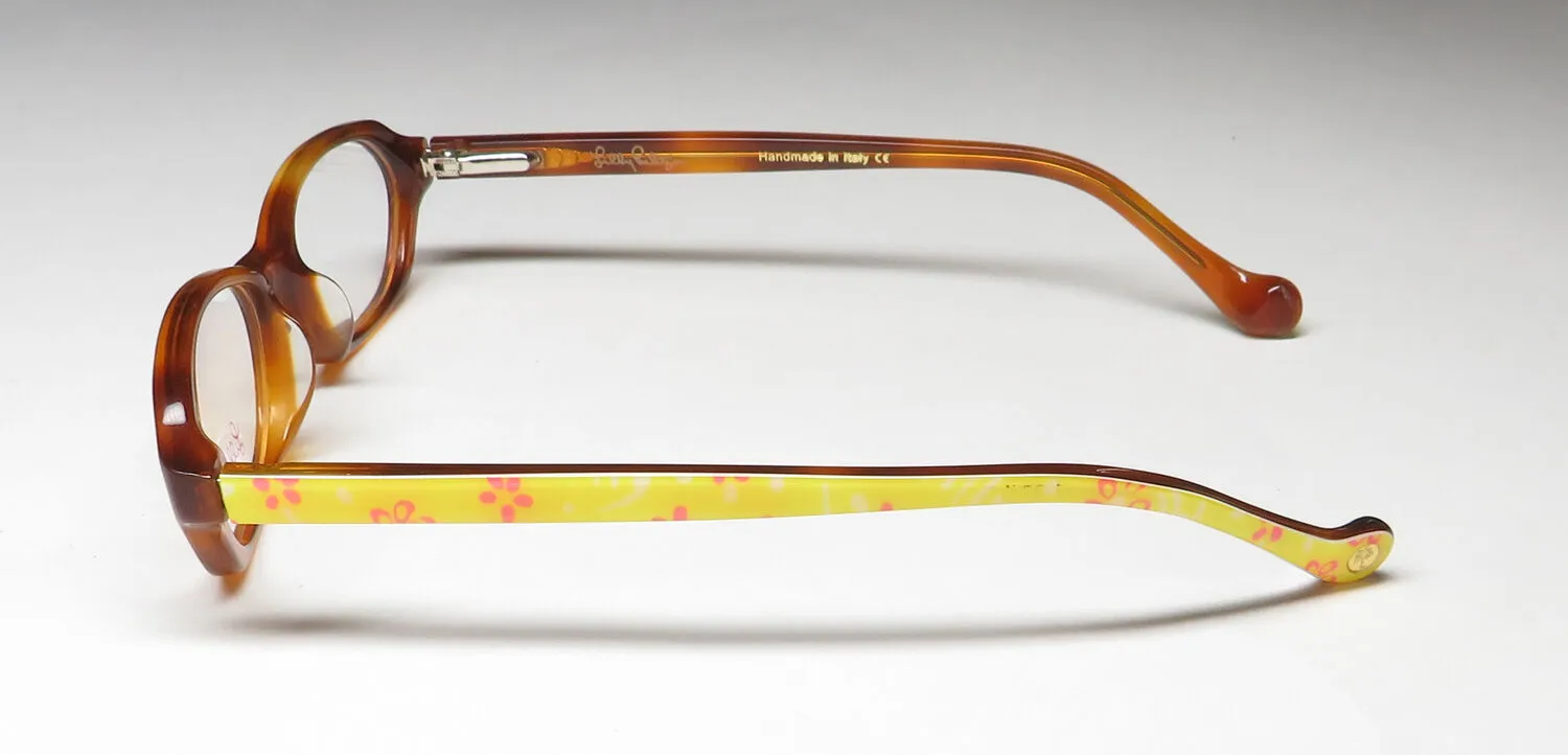 Lilly Pulitzer Kaya ho Eyeglasses Honey 46mm 4
