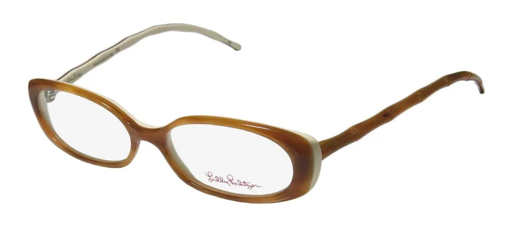 Lilly Pulitzer Meg wd Eyeglasses Honey 52mm