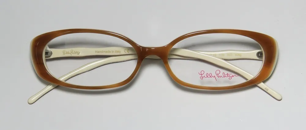 Lilly Pulitzer Meg wd Eyeglasses Honey 52mm 2