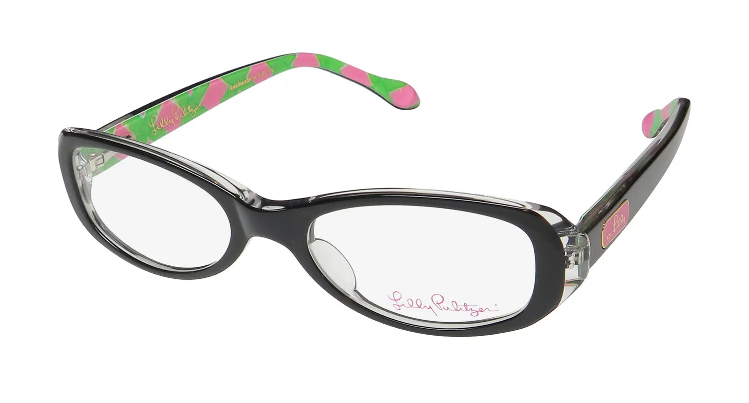 Lilly Pulitzer Claudia bk Eyeglasses Black 44mm