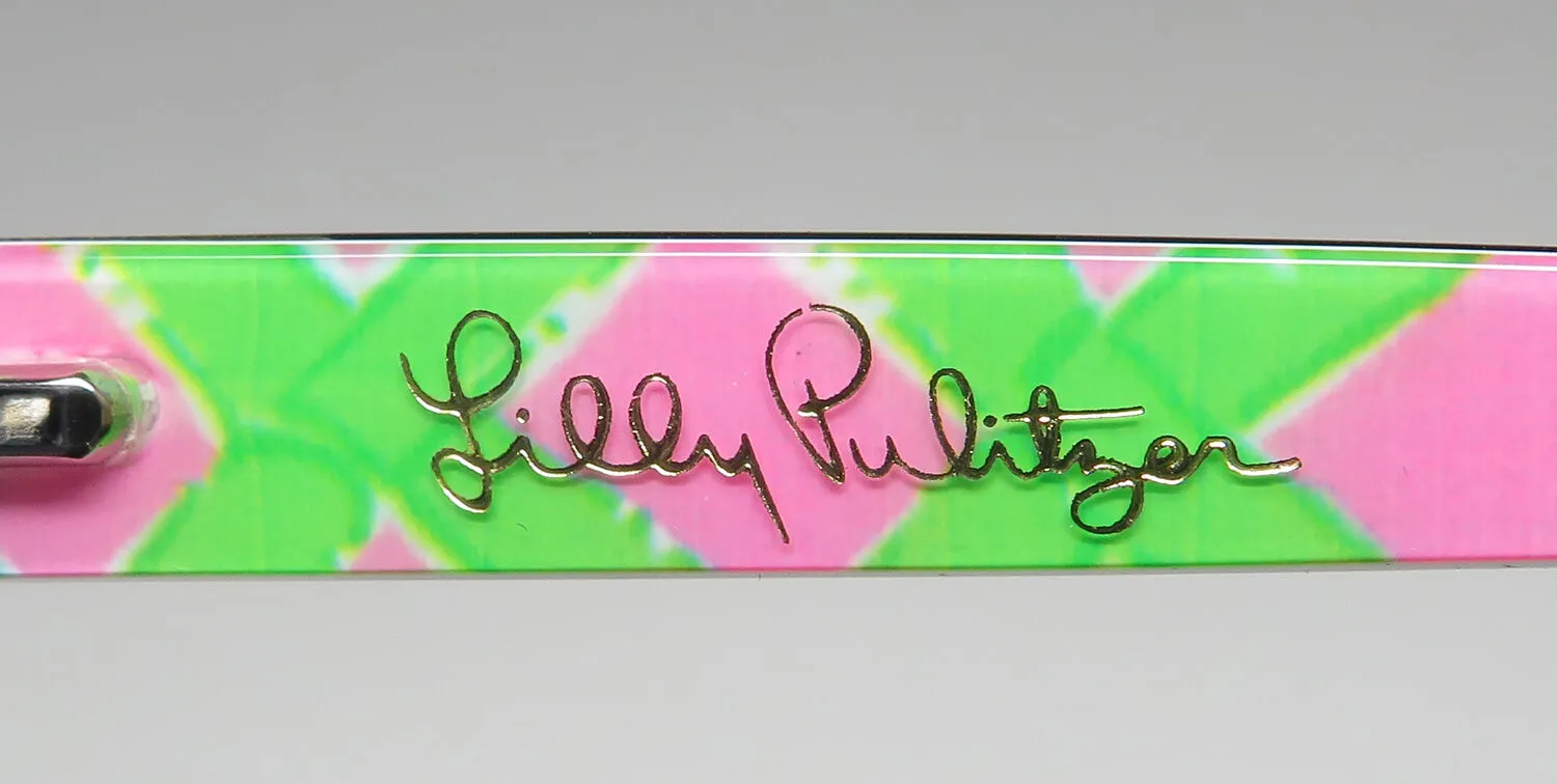 Lilly Pulitzer Claudia bk Eyeglasses Black 44mm 7