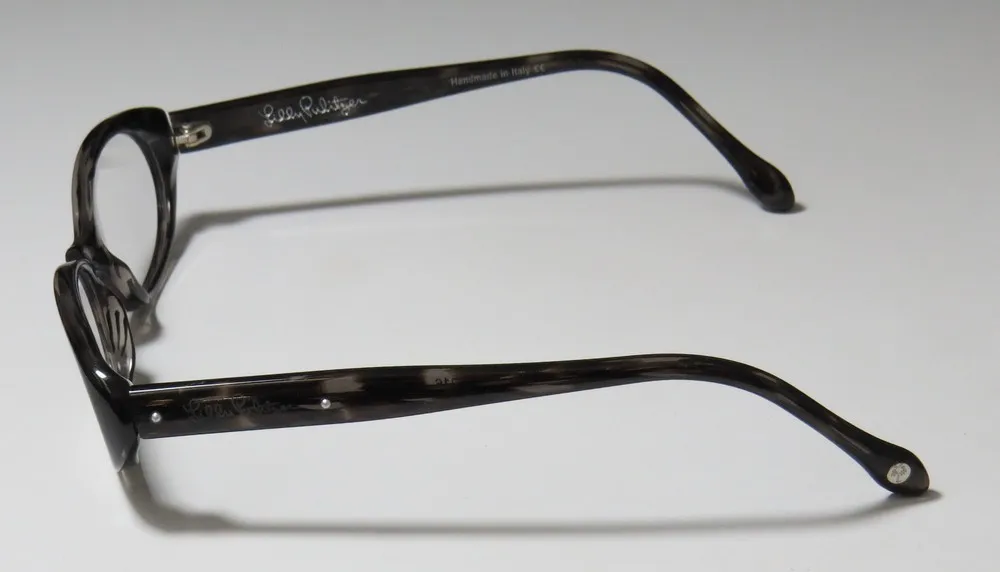 Lilly Pulitzer Lynne bk Eyeglasses Black With Glitter 51mm 4