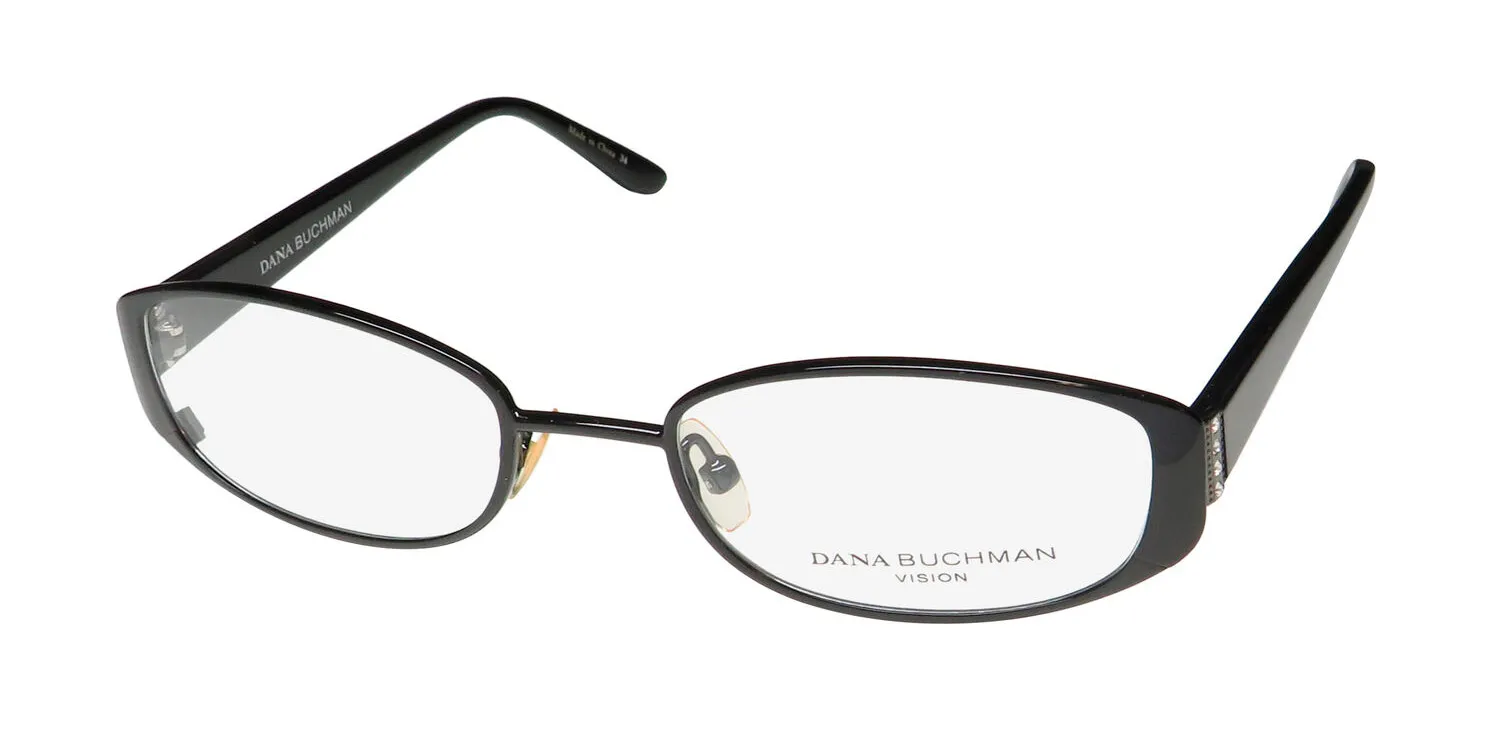 Dana Buchman Jonie bk Eyeglasses Black 49mm
