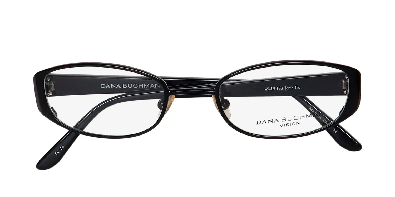 Dana Buchman Jonie bk Eyeglasses Black 49mm 2