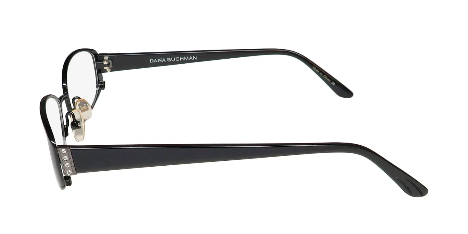 Dana Buchman Jonie bk Eyeglasses Black 49mm 4