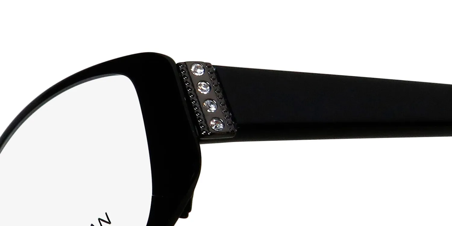 Dana Buchman Jonie bk Eyeglasses Black 49mm 6