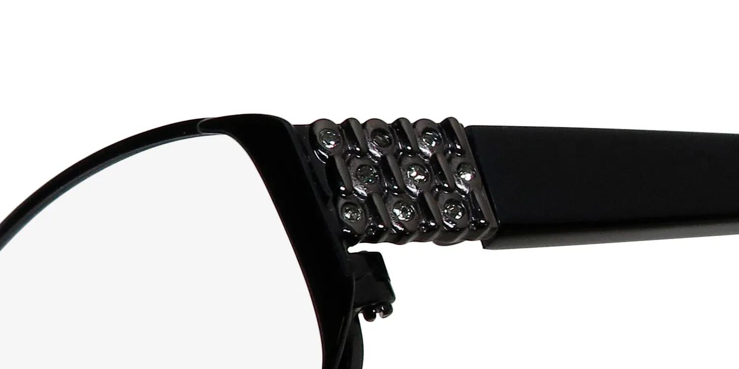 Dana Buchman Emily bk Eyeglasses Black 47mm 6