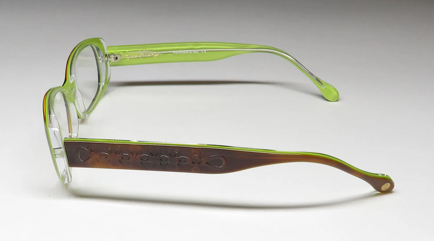 Lilly Pulitzer Saylie lm Eyeglasses Tortoise Lime 50mm 4