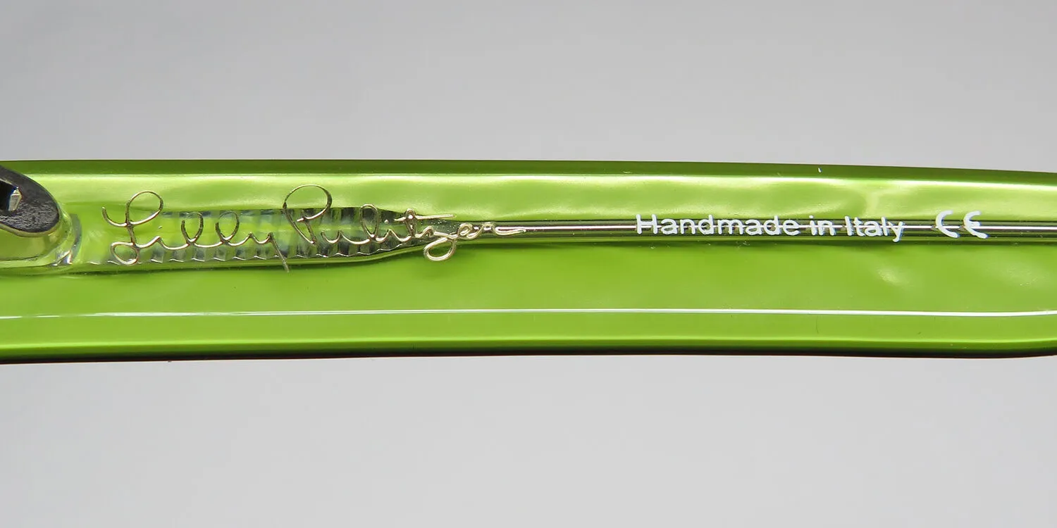 Lilly Pulitzer Saylie lm Eyeglasses Tortoise Lime 50mm 7