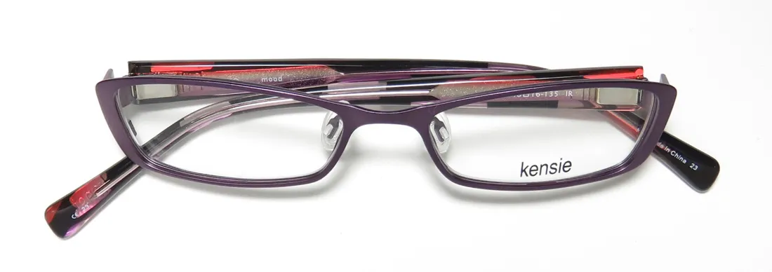 Kensie Mood ir Eyeglasses Purple 48mm Women 2