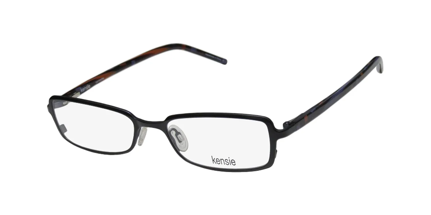 Kensie Curiosity bk Eyeglasses Matte Black 50mm