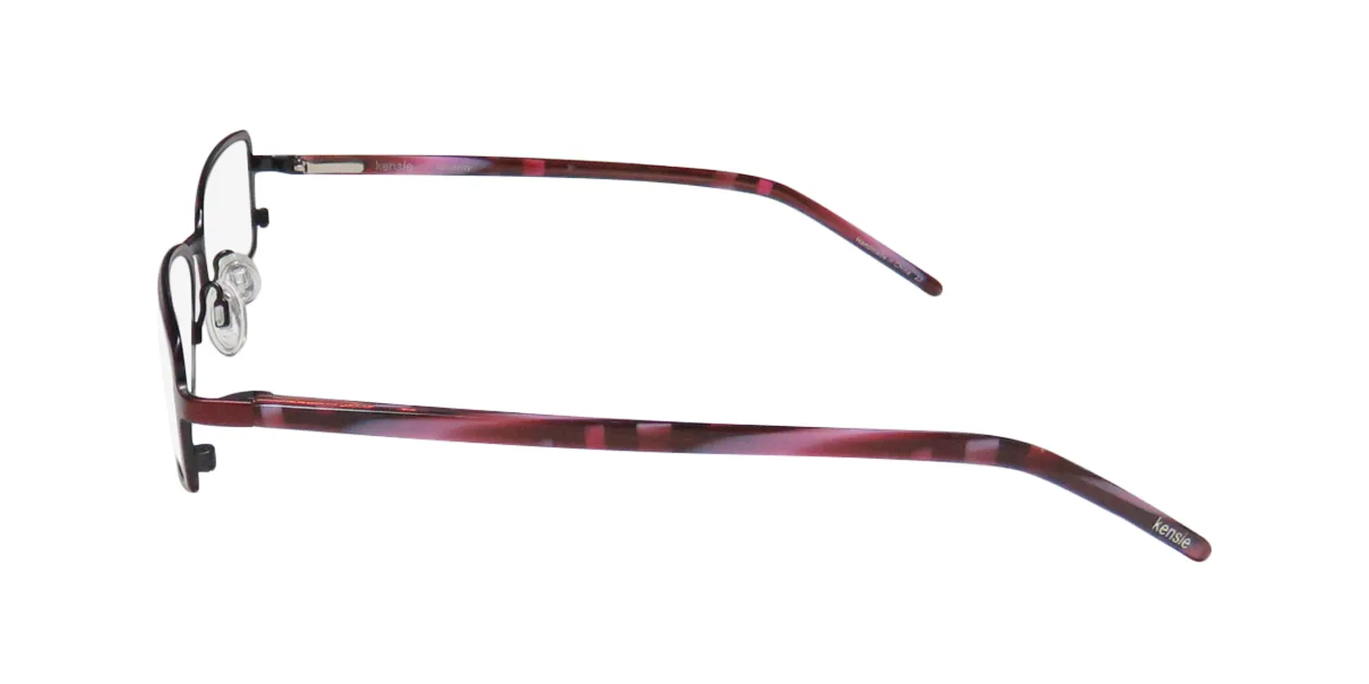 Kensie Curiosity me Eyeglasses Burgundy 52mm 4