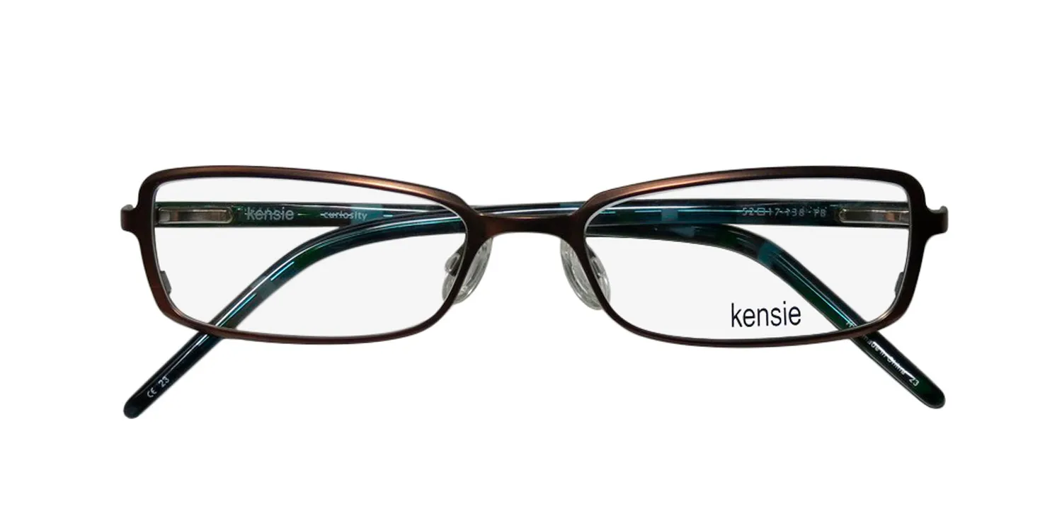 Kensie Curiosity pb Eyeglasses Matte Brown 50mm 2