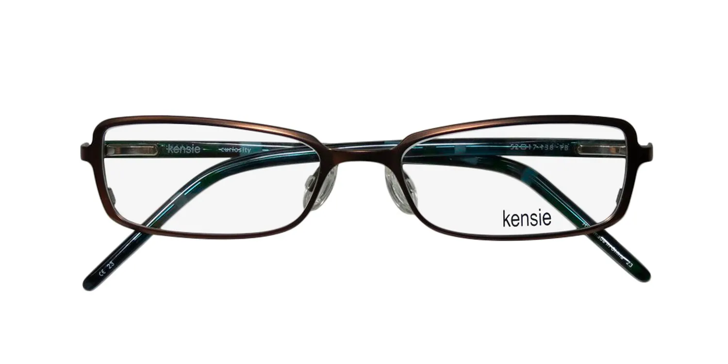 Kensie Curiosity pb Eyeglasses Matte Brown 52mm 2