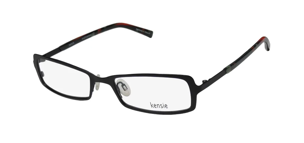 Kensie Exploration bk Eyeglasses Matte Black 52mm