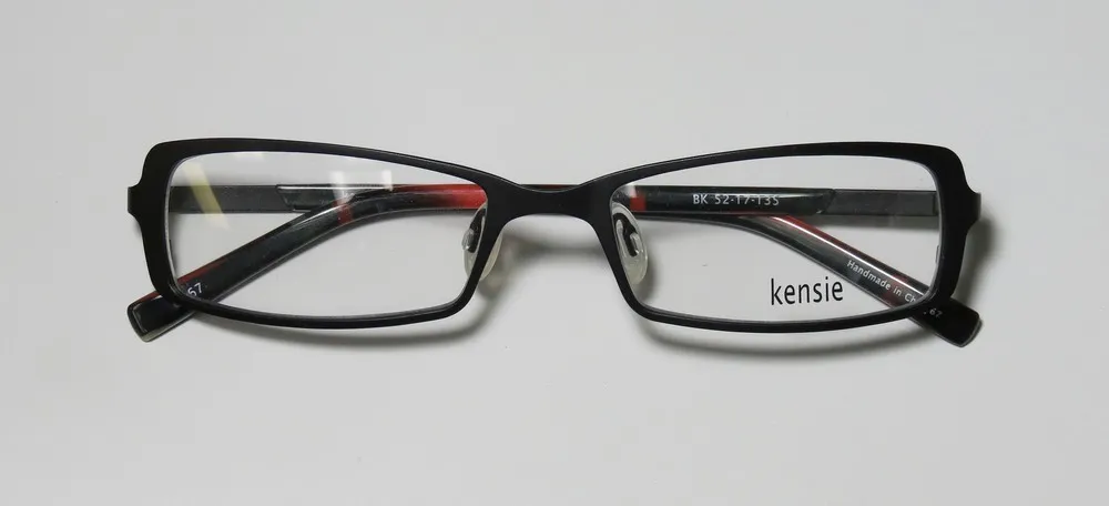 Kensie Exploration bk Eyeglasses Matte Black 52mm 2