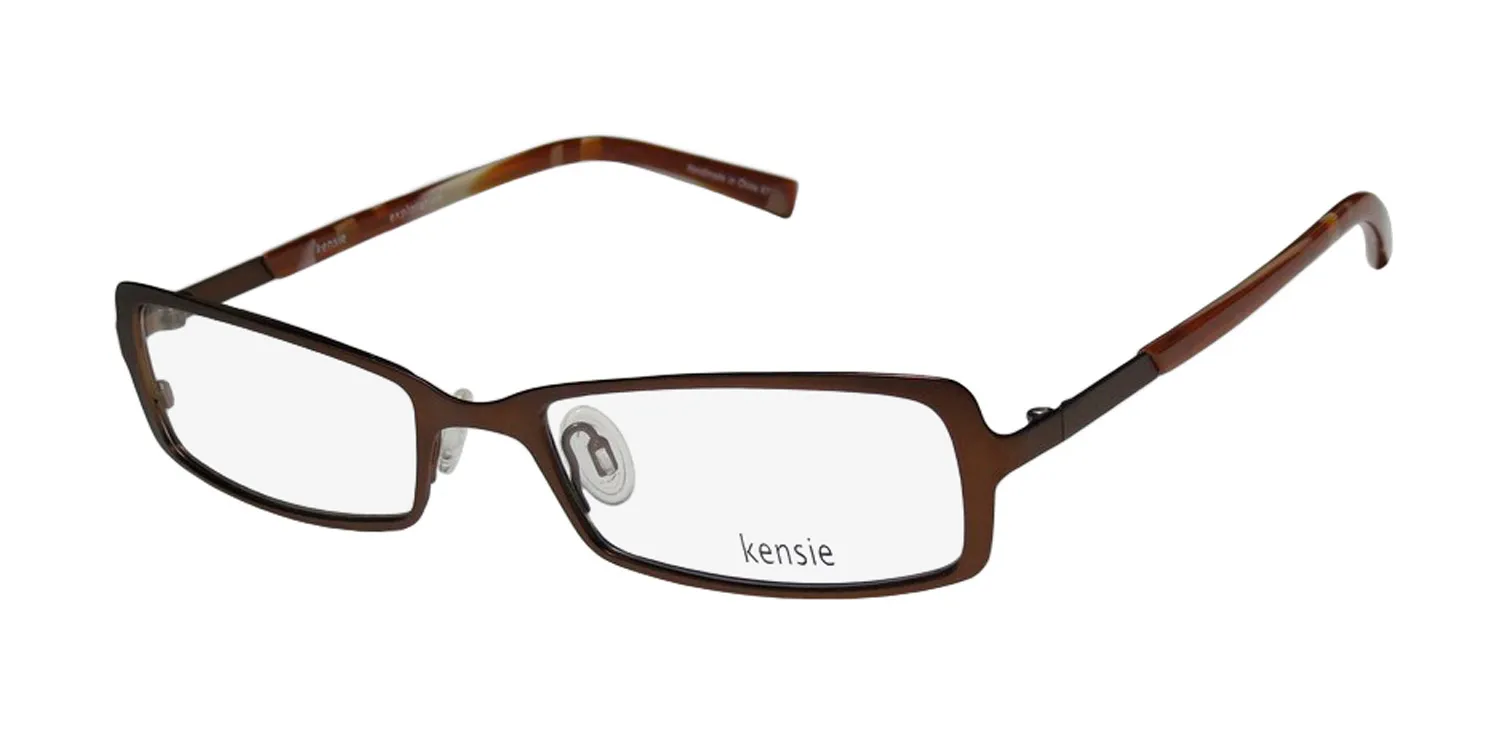 Kensie Exploration br Eyeglasses Matte Brown 52mm