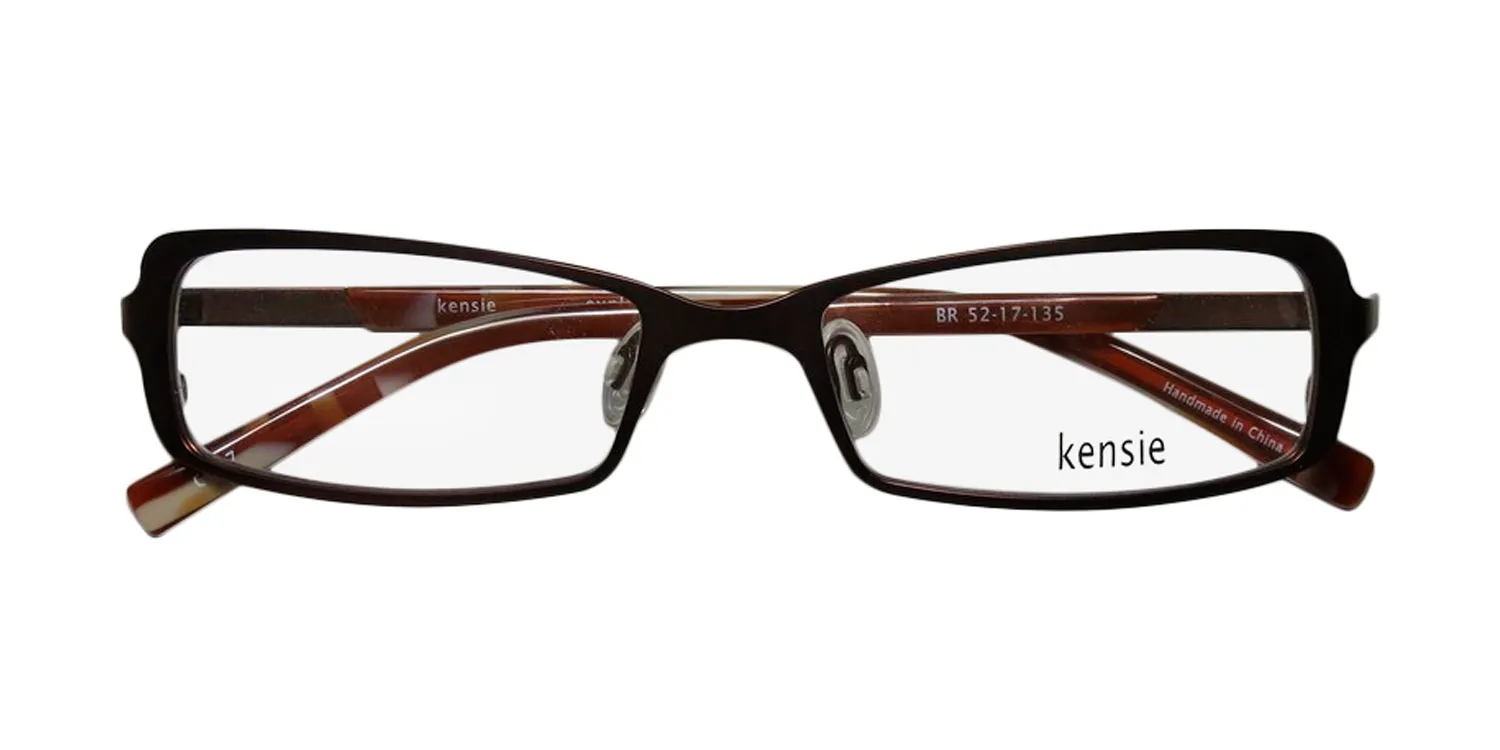 Kensie Exploration br Eyeglasses Matte Brown 52mm 2