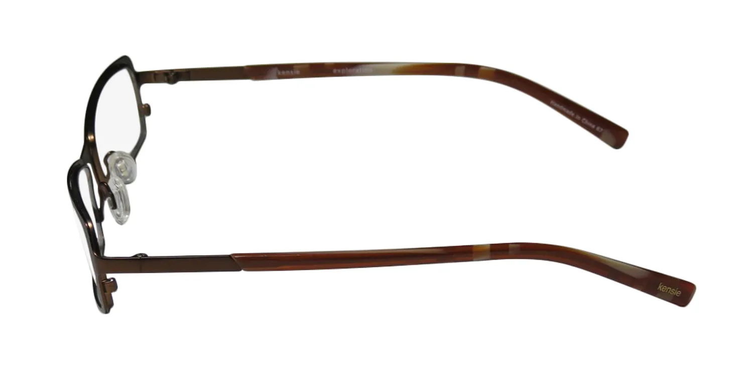 Kensie Exploration br Eyeglasses Matte Brown 52mm 4