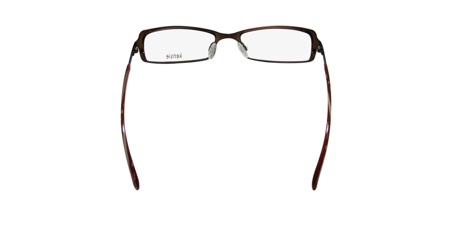 Kensie Exploration br Eyeglasses Matte Brown 52mm 5
