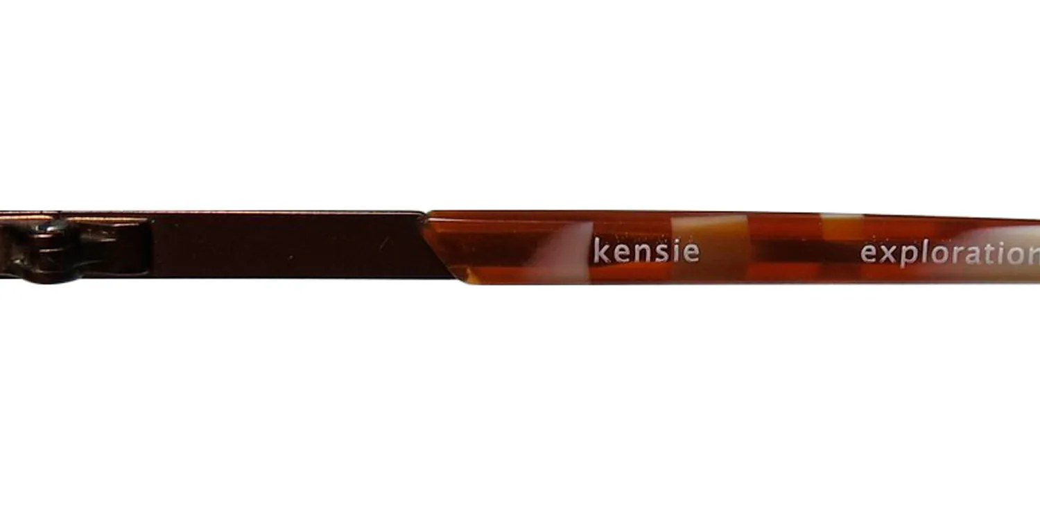 Kensie Exploration br Eyeglasses Matte Brown 52mm 7