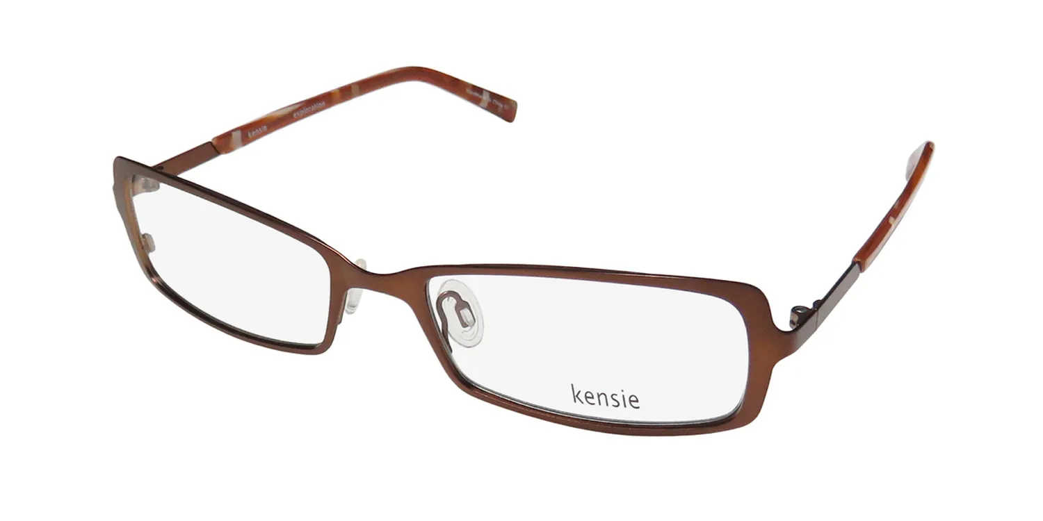 Kensie Exploration br Eyeglasses Matte Brown 54mm