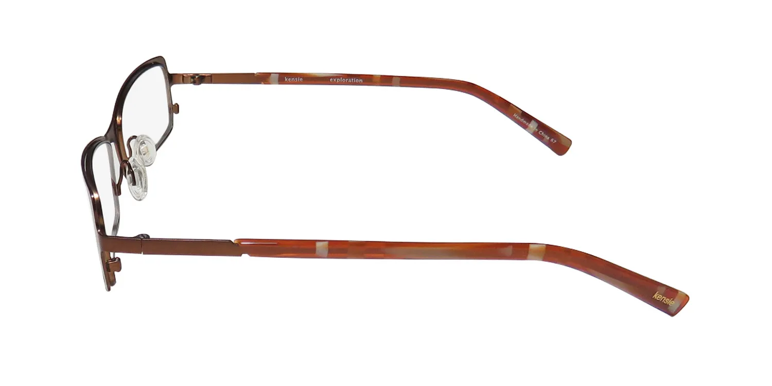 Kensie Exploration br Eyeglasses Matte Brown 54mm 4