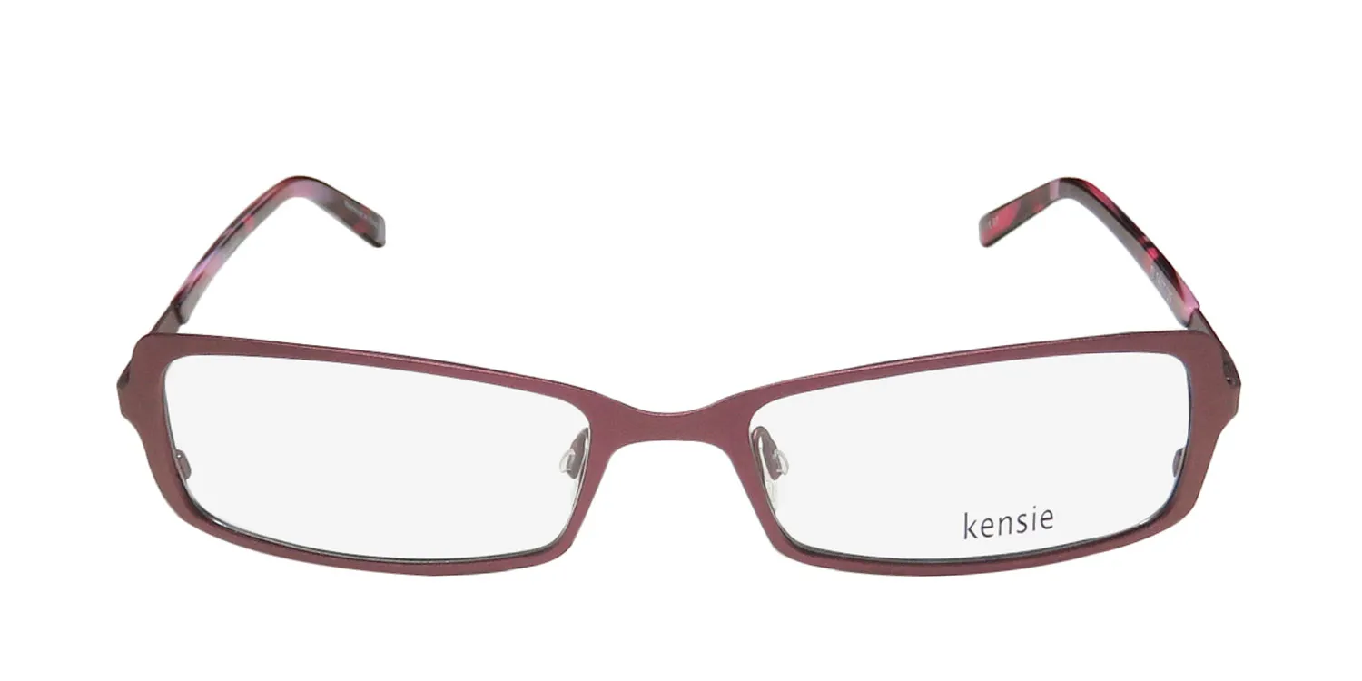 Kensie Exploration pu Eyeglasses Matte Purple With Glitter 54mm 3