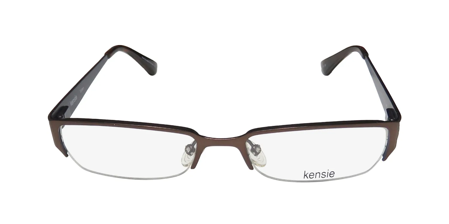 Kensie Listen br Eyeglasses Matte Brown 49mm 3