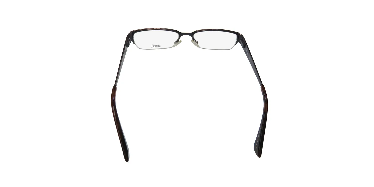 Kensie Listen br Eyeglasses Matte Brown 49mm 5