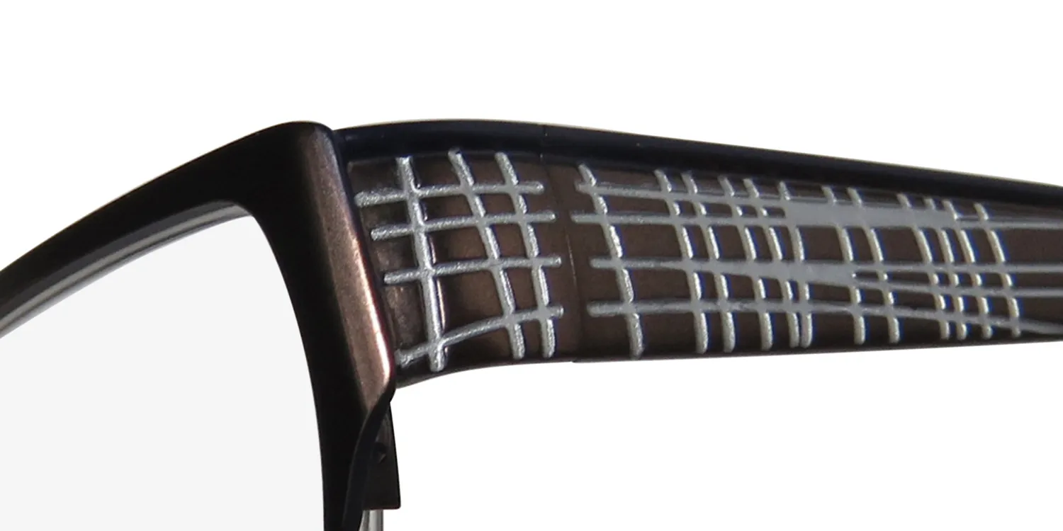 Kensie Listen br Eyeglasses Matte Brown 49mm 6