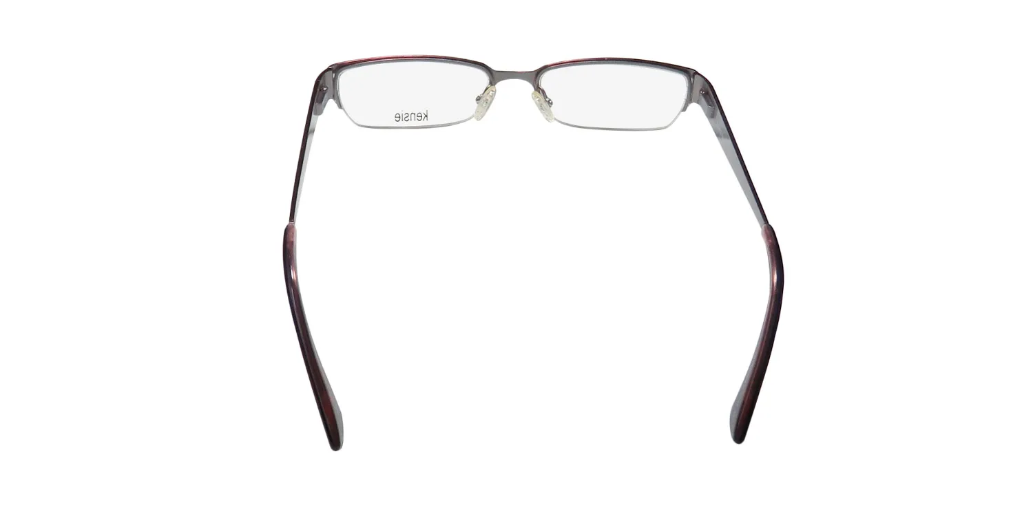 Kensie Listen me Eyeglasses Merlot 49mm 5