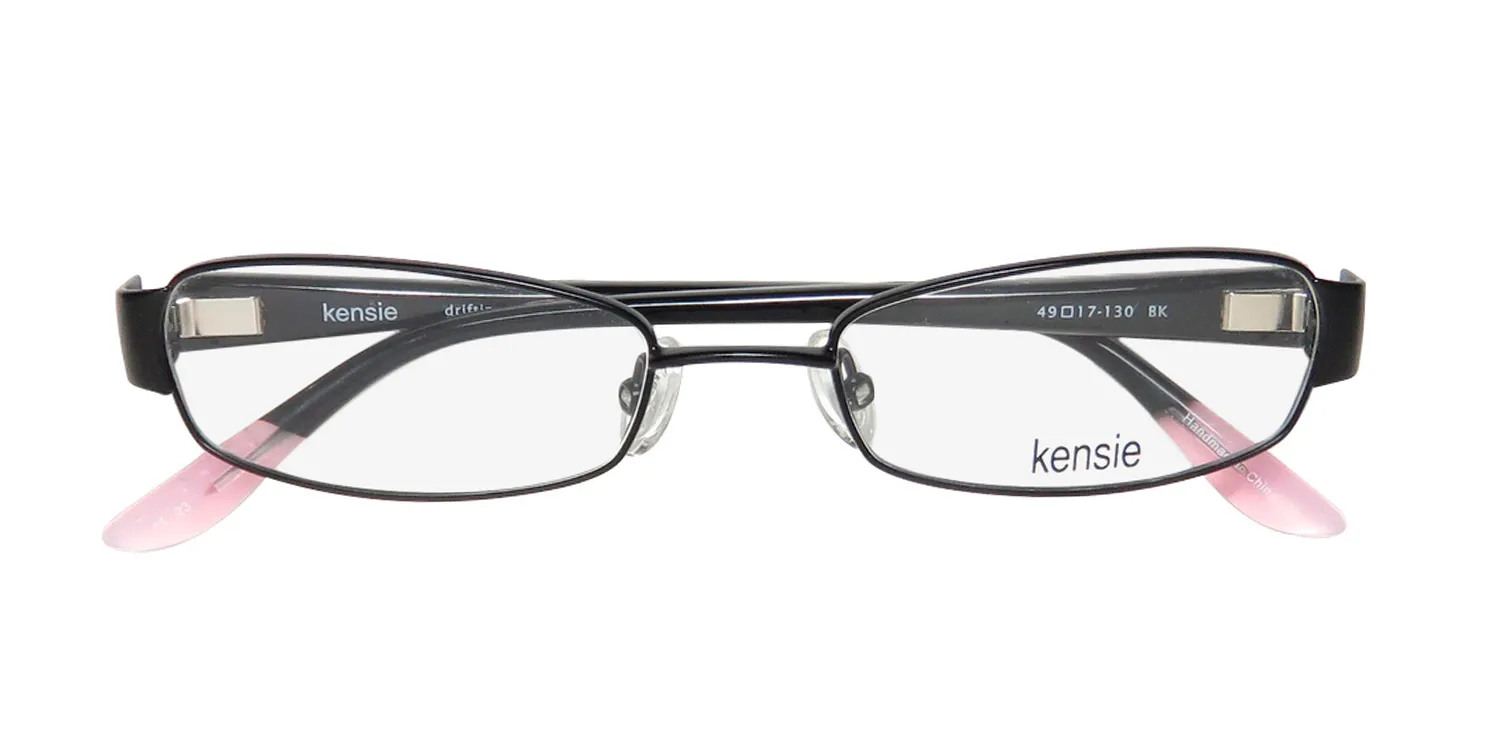 Kensie Drifting bk Eyeglasses Black 49mm 2