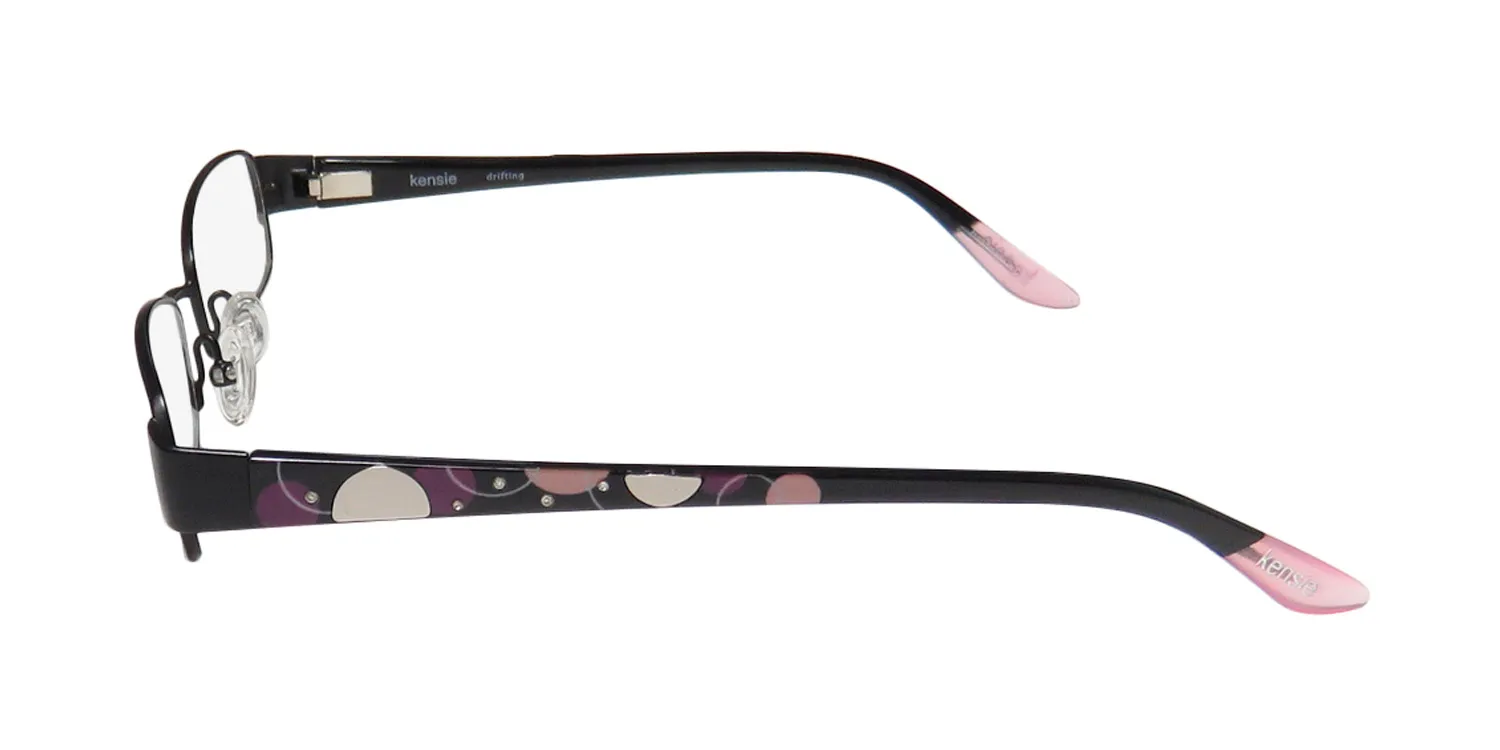 Kensie Drifting bk Eyeglasses Black 49mm 4
