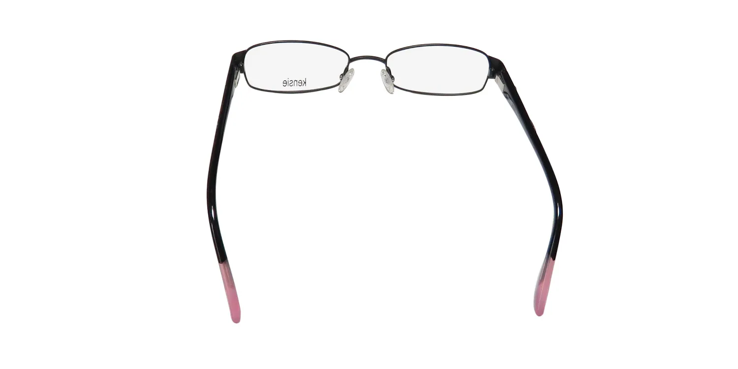 Kensie Drifting bk Eyeglasses Black 49mm 5