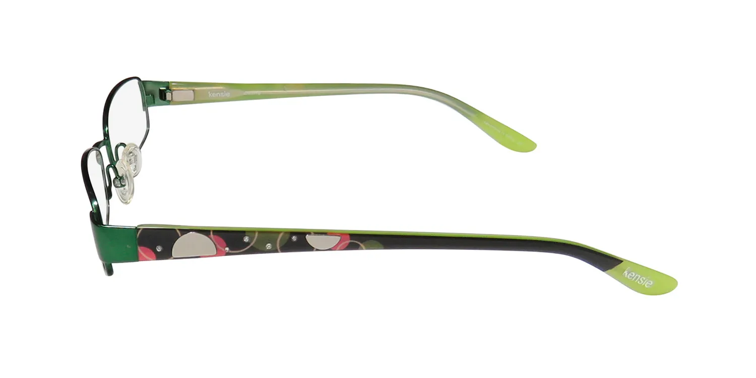 Kensie Drifting fe Eyeglasses Green 49mm 4