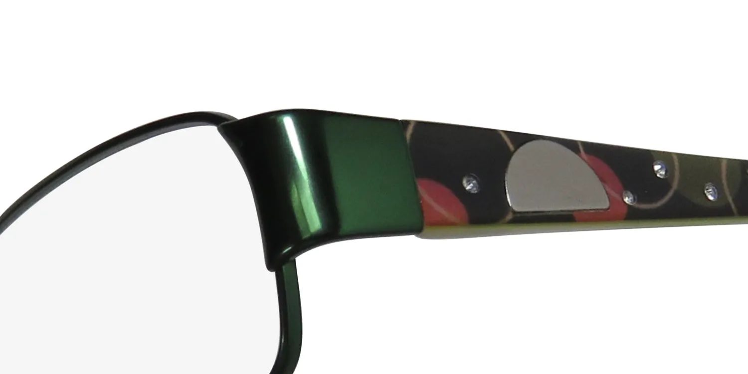 Kensie Drifting fe Eyeglasses Green 49mm 6
