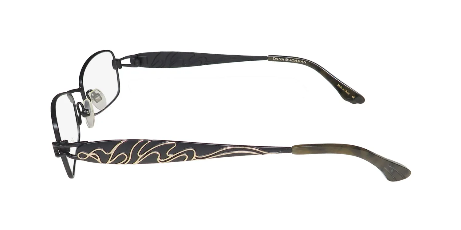 Dana Buchman Yasmin bk Eyeglasses Black 50mm 4